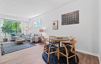 Dining and living area